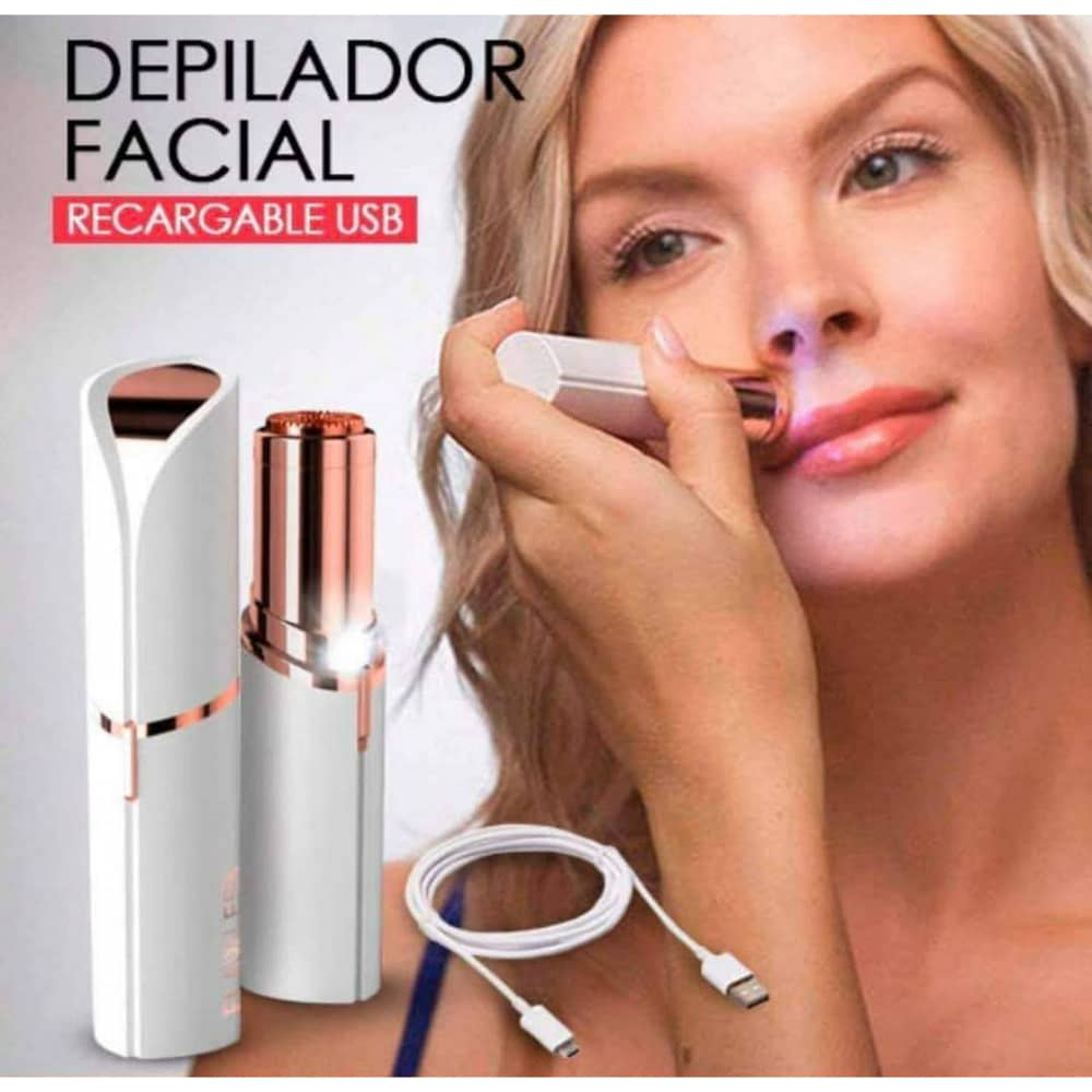 Depiladora Eléctrica para Cejas y Bello Facial
